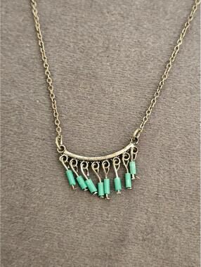 Silver Fringe Necklace